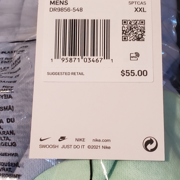 Light Mint and Lavender Nike Shorts - Picture 4 of 4